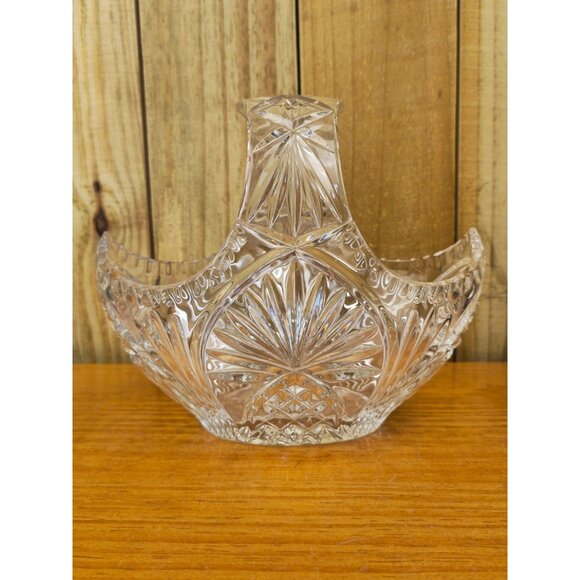 Vintage Shannon Godinger Crystal Basket, Original Box - Picture 4 of 15